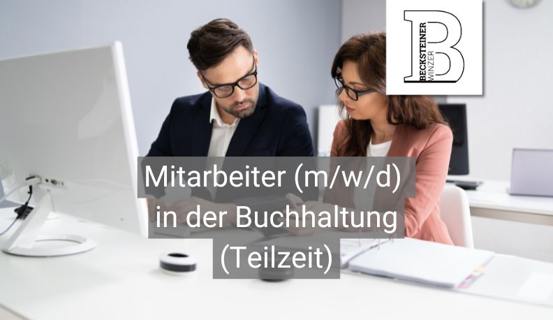 Mitarbeiter Buchhaltung (m/w/d) in Teilzeit