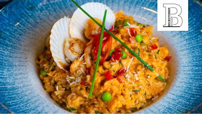 Herbstlich genießen – Kürbis-Risotto mit Parmesan und Weißwein