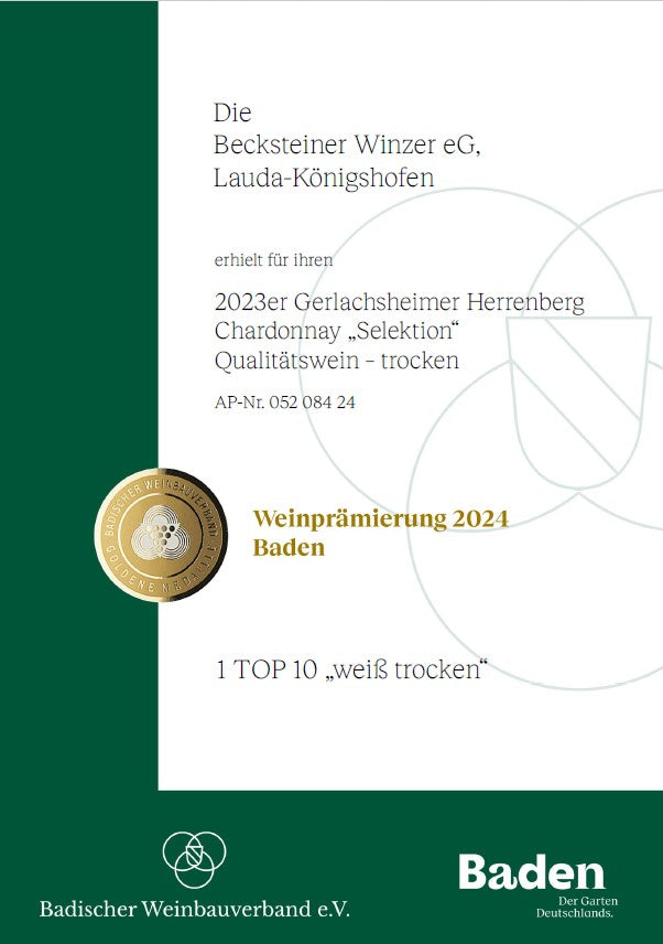 Topten-Wein Badischer Weinbauverband