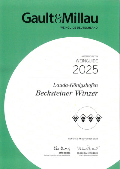 Erfolgreichste Winzergenossenschaft im Gault&Millau