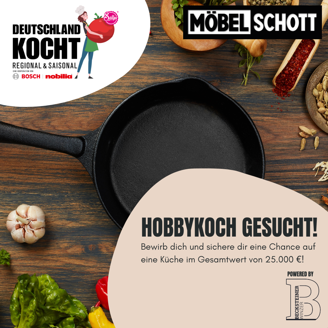 "Deutschland kocht" - powered by BECKSTEINER WINZER