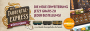 Brettspiel "Der Taubertal Express" inkl. Erweiterung "Würfelpioniere"