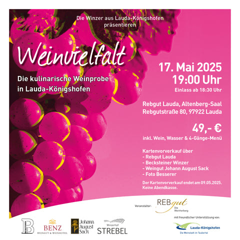WeinVielfalt | Samtag, 17. Mai 2025 (versandkostenfrei)
