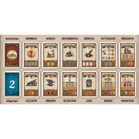 Kartenspiel "Die Händler vom Taubertal"