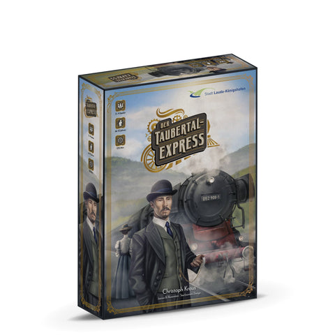 Brettspiel "Der Taubertal Express" inkl. Erweiterung "Würfelpioniere"