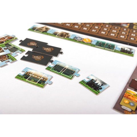 Brettspiel "Der Taubertal Express" inkl. Erweiterung "Würfelpioniere"