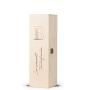 Edle Holzkiste mit Klappdeckel